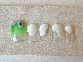 カラ ネイル 中津店(calla nail)/メロンソーダ☆ネイル