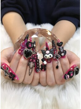 エスフィーネイルサロン ブリーユ(Esfy nailsalon Brille)/お客様持ち込みパーツネイル