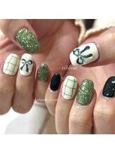 カミナネイル(KAMINA.nail)/green point art