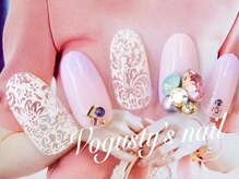ボガスティーズネイル(Vogusty's nail)/エアブラシレース♪初回￥8980