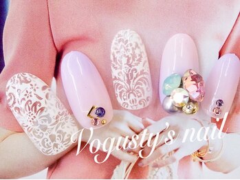 ボガスティーズネイル(Vogusty's nail)/エアブラシレース♪初回¥8980