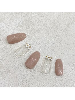 アイミーモア 国立店(aimer more)/ホロフラワーネイル