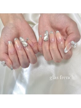 イフネイル(if nail)/◇ガラスフレンチ◇