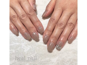 ヒールネイル(heal nail)/ワンポイントビジュー