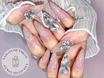 ネイルズガッシュトウキョウ 横浜西口店(NAILsGUSH TOKYO)/キラキラ/フラッシュ/ガーリー