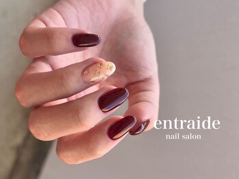 アントレッド(entraide)/ビジューネイル