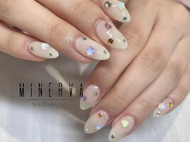 ゆめかわビジューネイル