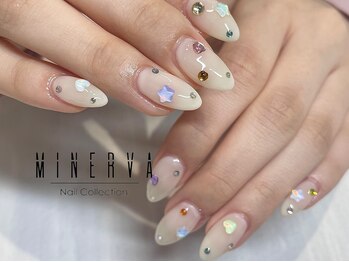 ミネルバネイル(MINERVA nail)/ゆめかわビジューネイル