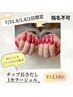 口コミ投稿くれる方のみ【7/31.8/1.8/2日限定】チップ長さ出し1カラ-¥12,180-