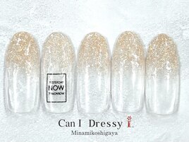 キラキラワンポイントネイル