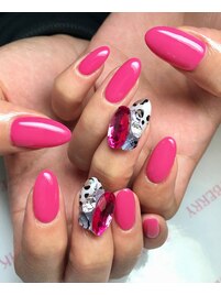 ～レオパード×Vividネイル～