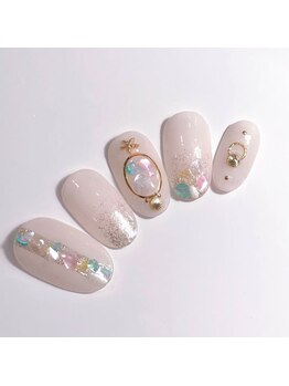 エトワール 大垣店(Etoile)/シンプルシェルネイル