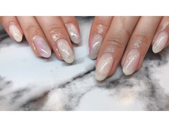 マグノリア(Magnolia)/大理石ネイル