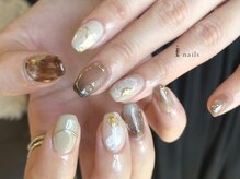アイネイルズ 吉祥寺店(I nails)/ベージュニュアンス