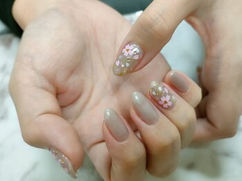 クリスタル(CRYSTAL)/桜nail