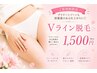 ★ご新規様★【Vライン】のみの脱毛メニュー1500円!