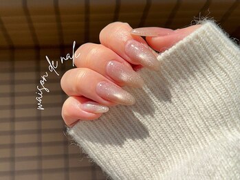 メゾン ド ナリ(maison de NALI)の写真/季節限定カラーでも追加料金無し！カラーによって料金が違うなんて事はありません◎マグネットネイル6500円
