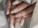 透け感ネイル【デザインアート6