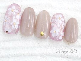満開*桜ホログラムNail
