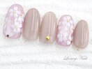 満開*桜ホログラムNail