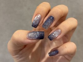 うるうるネイビーニュアンス