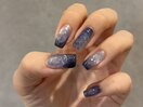 うるうるネイビーニュアンス