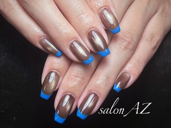サロン エージー(salon AZ)/バイカラーフレンチ