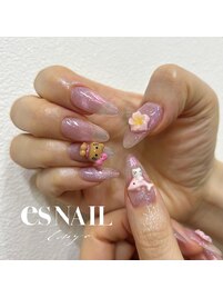 奥行きピンク×日焼けキティ