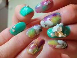グリーン☆ネイル