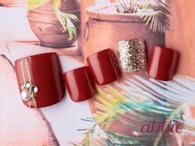 ネイルサロン アビー グランデュオ蒲田店(abbie)/大人ワインレッド◇￥9834