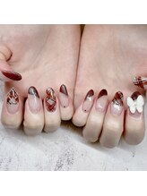 爪屋べっぴん堂/チェックネイル