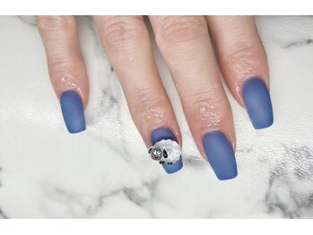 ネスレ ネイル(NESTLE NAIL)/ひつじさん付きマットワンカラー