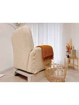 ゆったり空間で施術が受けられるサロン