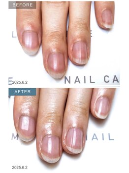 ネイルケアタイム メディカルセンター川越店(NAIL CARE TiME)/磨きだけでこんなピカピカに？！