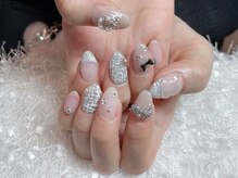 レアネイル 新宿(le'a nail)/グレーツイードデザイン