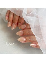 アゲート(Agate)/大人バレンタインネイル