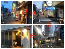 シリーラッシュ 武蔵小杉/道案内（ＪＲでお越しの方）