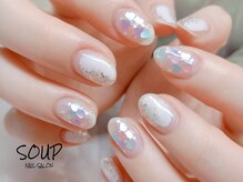 スープ(SOUP)/ハート 塗りかけ ホログラム