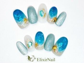 エリクサーネイル 渋谷(Elixir Nail)/定額bカジュアル/クーポン使用