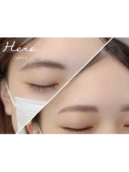 アイブロウメニューがあるサロン