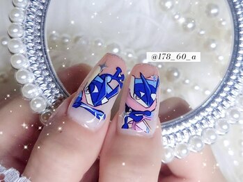 ハピナス(HAPPINAS)/痛ネイル/キャラクターアート/3D