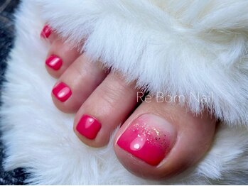 リボーンネイル 坂戸店(Re Born Nail)/《フット》カラーグラデーション