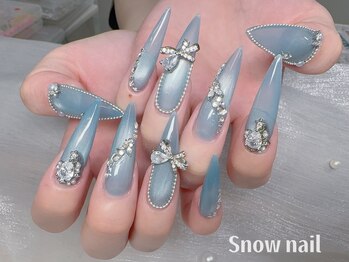 スノーネイルサロン 新宿店(Snow nail salon)/水光ネイル