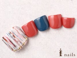 縦グラデ―ションネイル　8480円