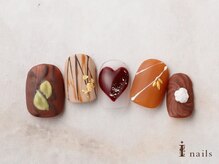 アイネイルズ 横浜EAST店(I-nails)/マットシックチョコレートネイル
