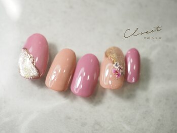 ネイルクローゼット(Nail Closet)/1月Monthly Design