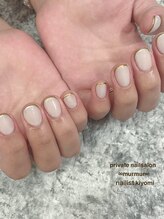 プライベート ネイルサロン マーマ(murmur)/メタリックフレンチ