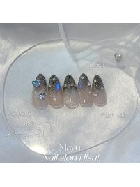 ブラック×ラメグラ☆ワンホン