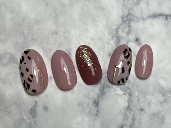 ネイルブレイク リリア(Nail Break lilia)/【初回オフ無料】ヒョウ柄ネイル