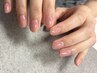 【人気No.2】(育爪ケア×高持続ベース使用)艶ワンカラー ラメグラ　¥6000